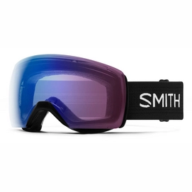 Skibril Smith Skyline XL Black / ChromaPop Photochromic Rose Flash