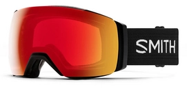Skibril Smith IO Mag XL Black / ChromaPop Photochromic Red Mirror