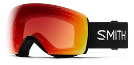 Skibrille Smith Skyline XL Black / ChromaPop Photochromic Red Mirror