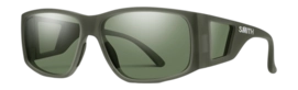 Sonnenbrille Smith Monroe Peak Matt Moos Crystal / Chromapop Polarized Gray Green