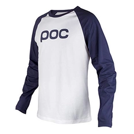 Longsleeve POC Men Raglan Dubnium Blue Hydrogen White