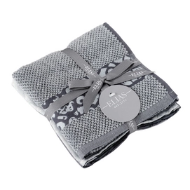 Combiset Elias Arabia Keukendoek & Theedoek Grey
