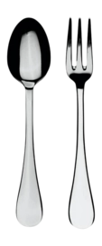 Bestek Mepra Brescia Zilver (2-delig)