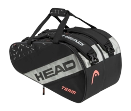 Padel Bag HEAD Team Padel Bag L Black Ceramic