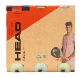 Balle de Padel HEAD Team 3B (3 x 3 Tube)