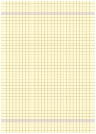 Theedoek Södahl Simplicity Geel