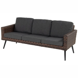 Loungebank Hartman Malta 3-zits Antracite Grey Olefin