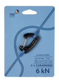 Karabijnhaak Ticket To The Moon AL-7075 (2-Delig) 2024