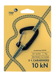 Carabiner Ticket To The Moon A-6061 (2-Piece)