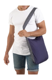Schoudertas Ticket To The Moon Eco Bag Small Navy Dark Grey