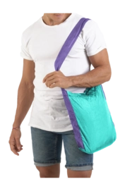 Schoudertas Ticket To The Moon Eco Bag Small Turquoise Purple