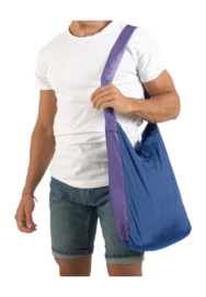 Schoudertas Ticket To The Moon Eco Bag Medium Royal Blue purple