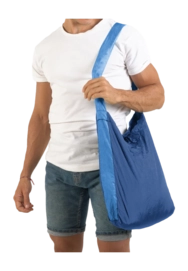 Schoudertas Ticket To The Moon Eco Bag Medium Royal Blue Light Blue