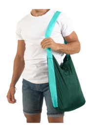 Schoudertas Ticket To The Moon Eco Bag Medium Dark Green Turquoise