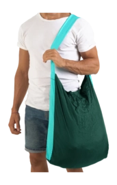 Schoudertas Ticket To The Moon Eco Bag Large Dark Green Turquoise