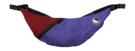 Schoudertas Ticket To The Moon Upcycled Sling Bag Purple Burgundy