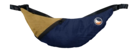 Schoudertas Ticket To The Moon Upcycled Sling Bag Navy Blue Gold