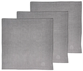 Serviette de Table Södahl Common Organic Grijs (lot de 3)