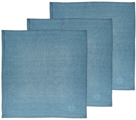 Keukendoek Södahl Common Organic China blauw (set van 3)