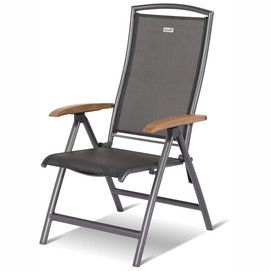 Tuinstoel Hartman Raffaelo Recliner Rec.Teak Grijs