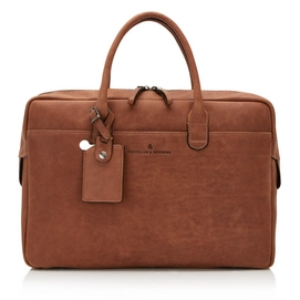 Laptoptas Castelijn & Beerens Carisma 15,6" Cognac