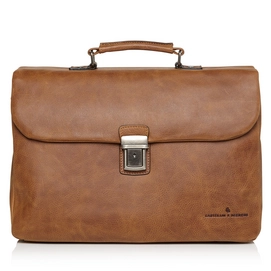 Compacte Laptoptas Castelijn & Beerens Carisma Cognac 15,6"
