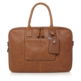 Laptoptas Castelijn & Beerens Carisma Rits Dames Cognac 15,6"
