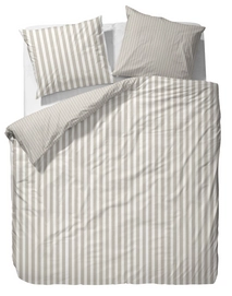 Dekbedovertrek Marc O'Polo Classic Stripe Beige Satijn
