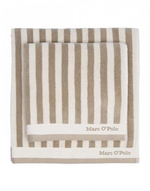 Serviette de Bain Marc O'Polo Classic Stripe Beige Ecru