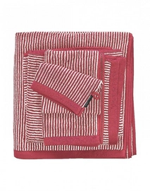 Serviette de Bain Marc O'Polo Timeless Tone Stripe Deep Rose