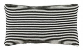 Sierkussen Marc O'Polo Arvid Black/Chalk (50 x 50 cm)