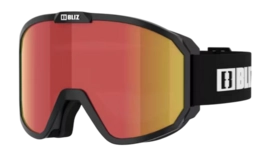 Masque de Ski Bliz Rave Black-White Logo / Orange