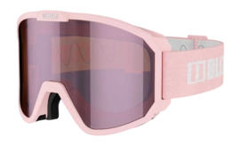 Masque de Ski Bliz Rave Matt Powder Pink-White Logo / Pink Multi