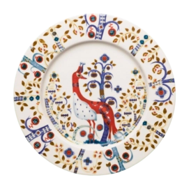 Piatto piano Iittala Taika 22 cm, Ceramica, Bianco Multicolore