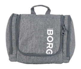 Trousse de Toilette Björn Borg Unisexe Core Toilet Case Hanging Grey Melange