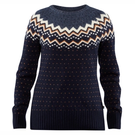 Trui Fjällräven Women Övik Knit Sweater Dark Navy-XS