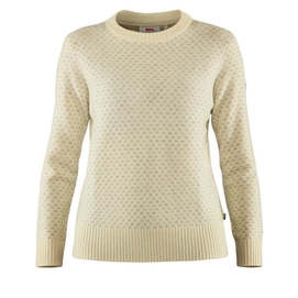 Pull Fjällräven Women Övik Nordic Sweater Chalk White-XS