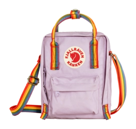 Shoulder Bag Fjällräven Kånken Rainbow Sling Pastel Lavender Rainbow