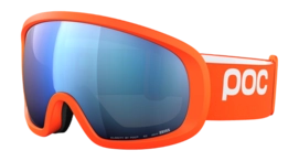 Skibril POC Unisex Fovea Mid Zink Orange/Partly Sunny Blue