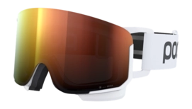 Skibril POC Unisex Nexal Hydrogen White/Partly Sunny Orange