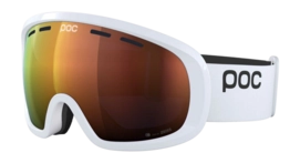 Masque de Ski POC Unisexe Fovea Mid Hydrogen White/Partly Sunny Orange