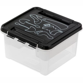 Opbergbox Orthex SmartStore Deco 12 Shoe Black