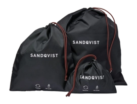 Opberghoes Sandqvist 3 Pack Bag Black (3-Delig)