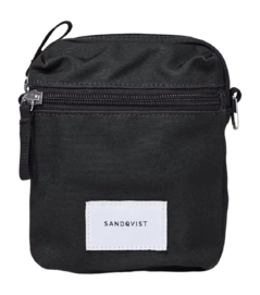 Schoudertas Sandqvist Sixten Vegan Black 24