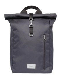 Sac à Dos Sandqvist Ground Rolltop Asphalte Avec Webbing Black L
