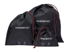 Opberghoes Sandqvist Items Pack Bags Black (Set van 3)