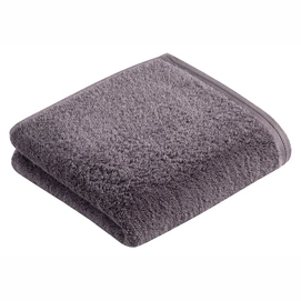 Serviette de Toilette Vossen Vegan Life Dark Grey (50 x 100 cm) (Set de 3)