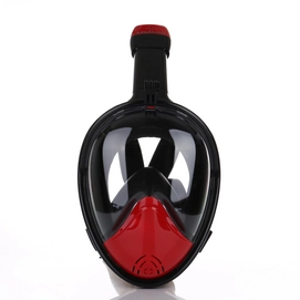 Snorkel Atlantis 2.0 Full Face Mask Black/Red-L/XL