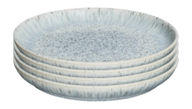 Coupe Plate Denby Halo Speckle 21 cm (Set of 4)