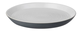 Assiette Plate Denby Impression Spiral Charcoal 26 cm